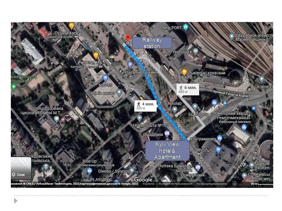 View Smart Apartment Kvartet Railway Station 4D Kyiv Ukraine